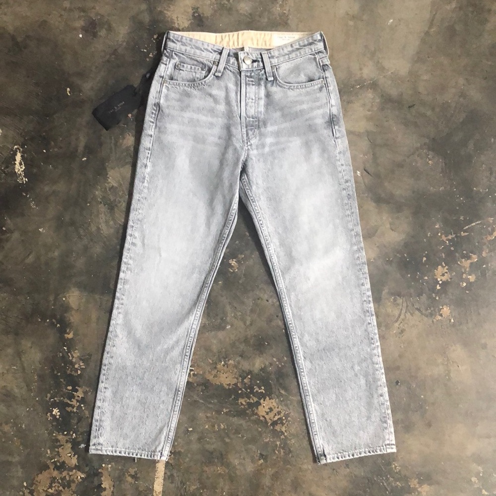 Rag & Bone Acid Gray Maya High-Rise Ankle Slim